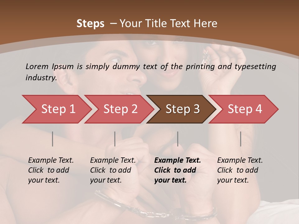 Sensual Love Mature  PowerPoint Template