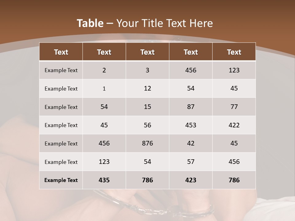 Sensual Love Mature  PowerPoint Template