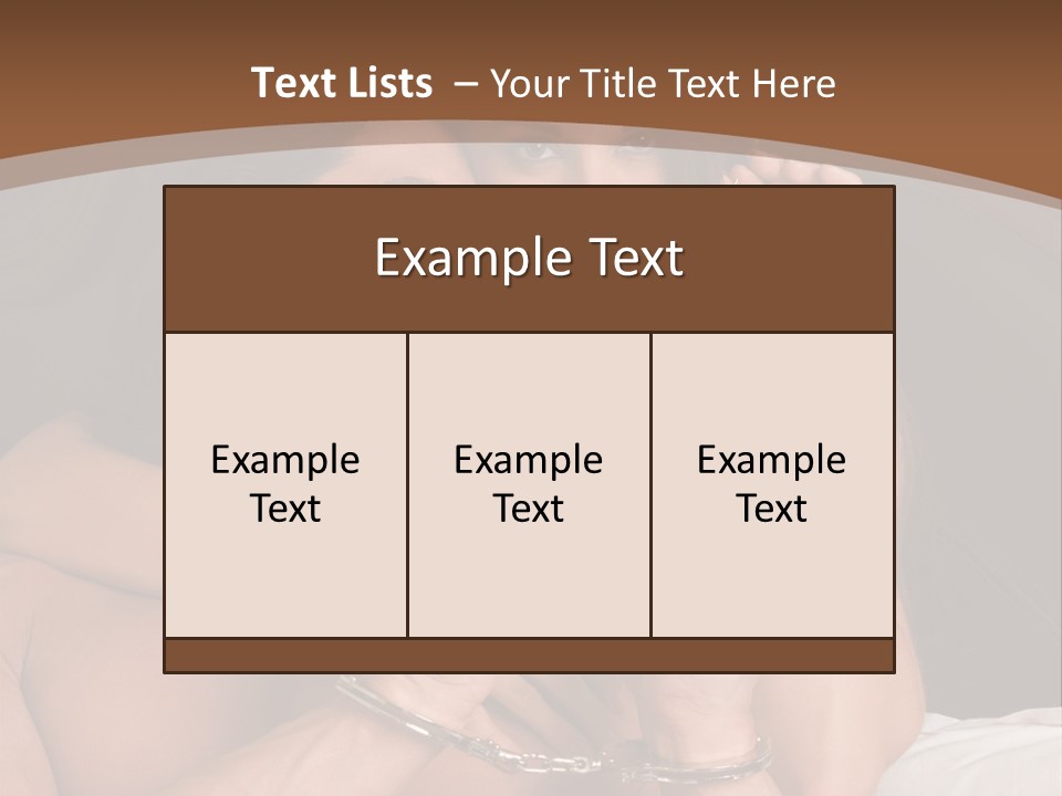 Sensual Love Mature  PowerPoint Template
