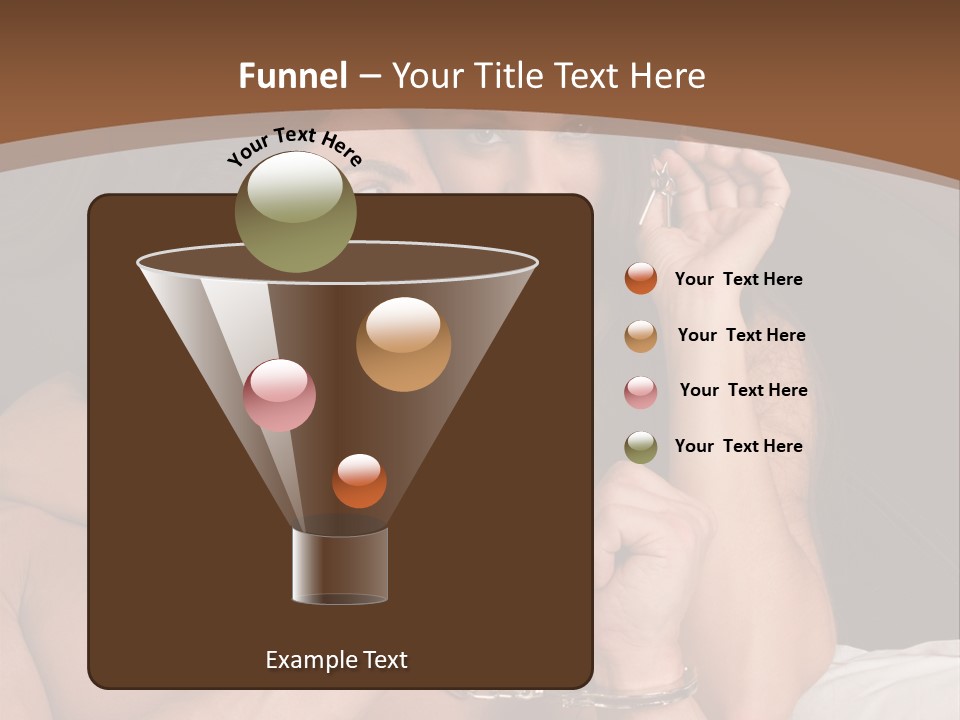 Sensual Love Mature  PowerPoint Template