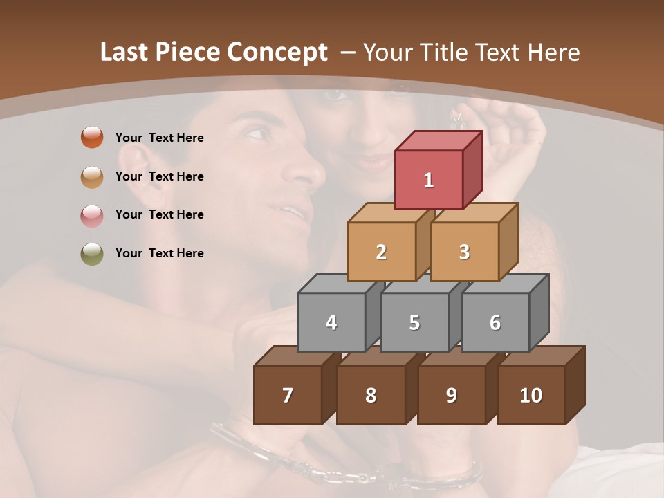 Sensual Love Mature  PowerPoint Template