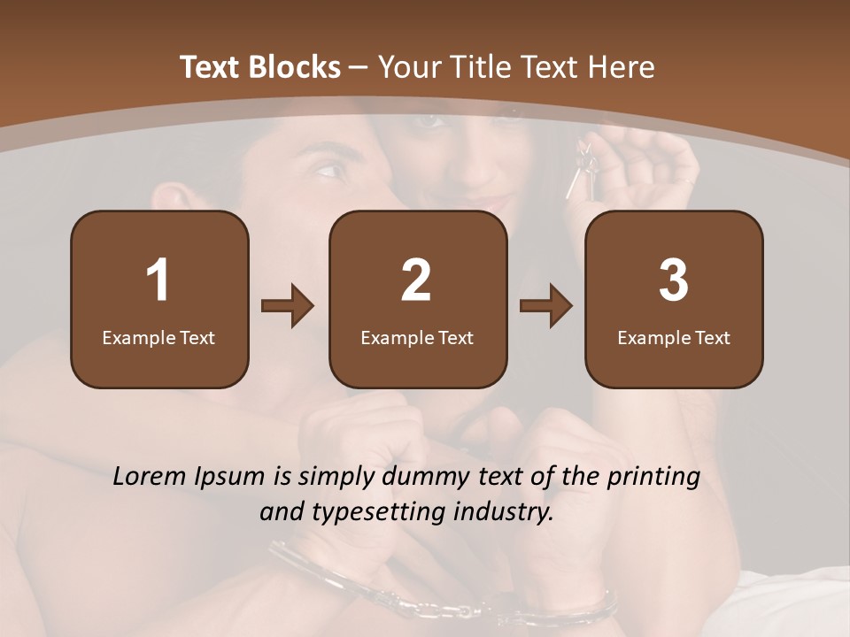 Sensual Love Mature  PowerPoint Template