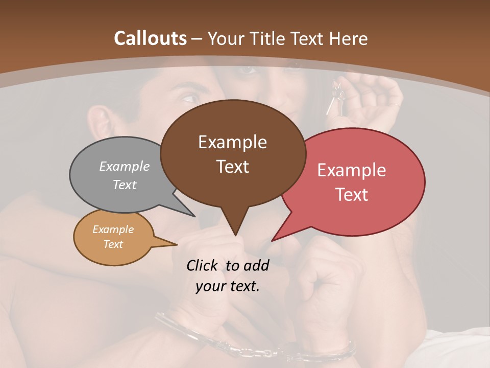 Sensual Love Mature  PowerPoint Template