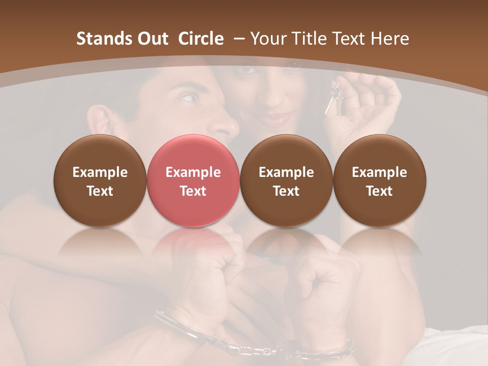 Sensual Love Mature  PowerPoint Template