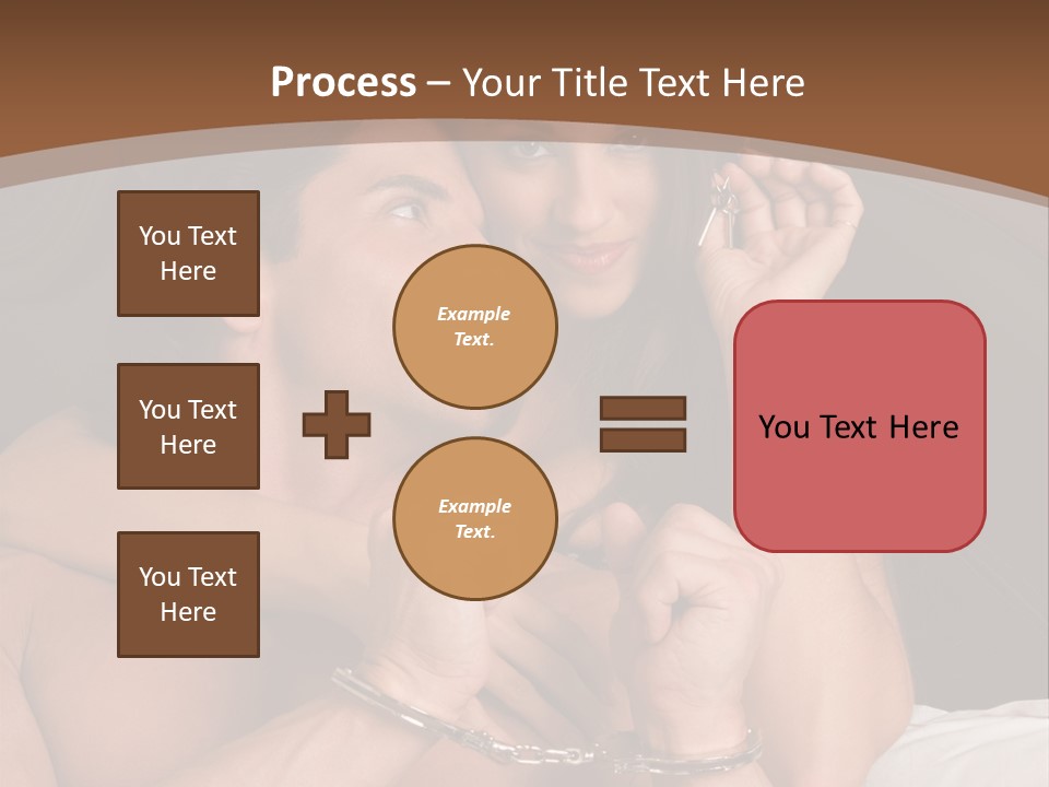 Sensual Love Mature  PowerPoint Template