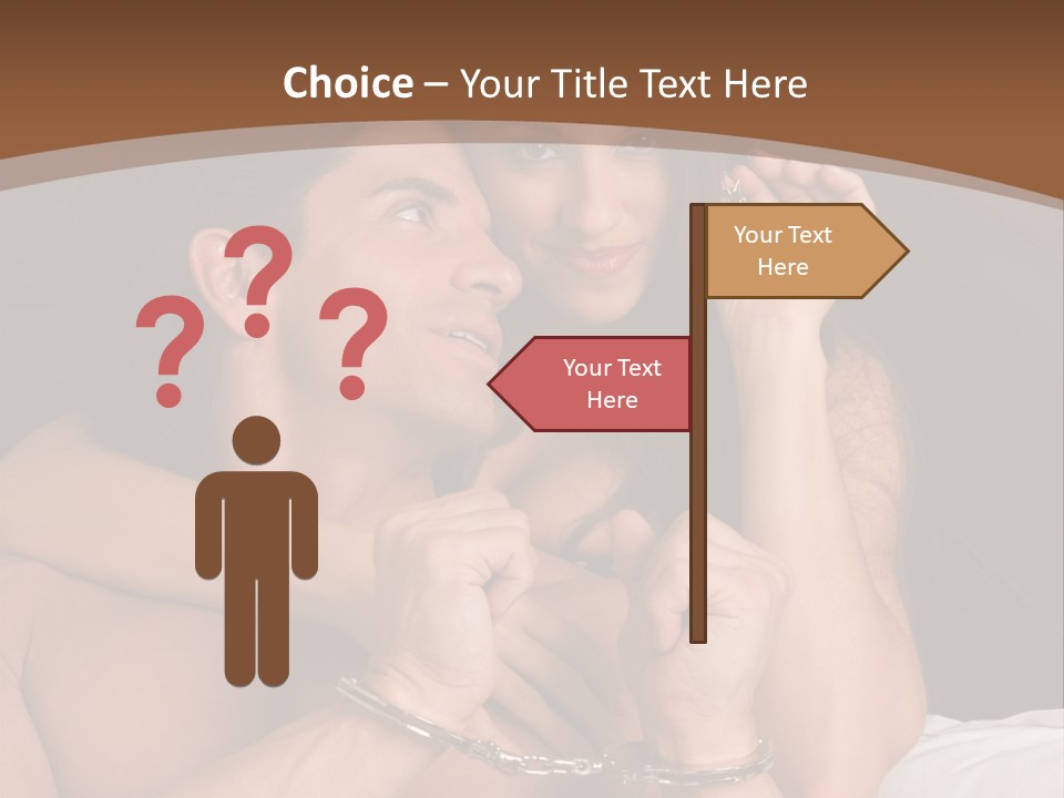 Sensual Love Mature  PowerPoint Template