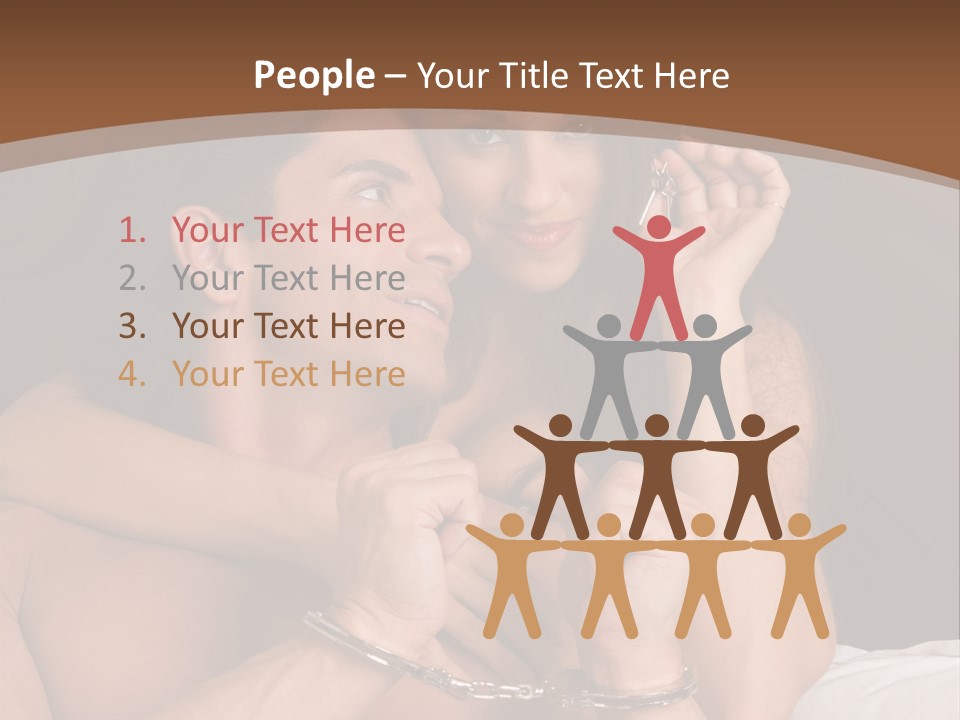 Sensual Love Mature  PowerPoint Template