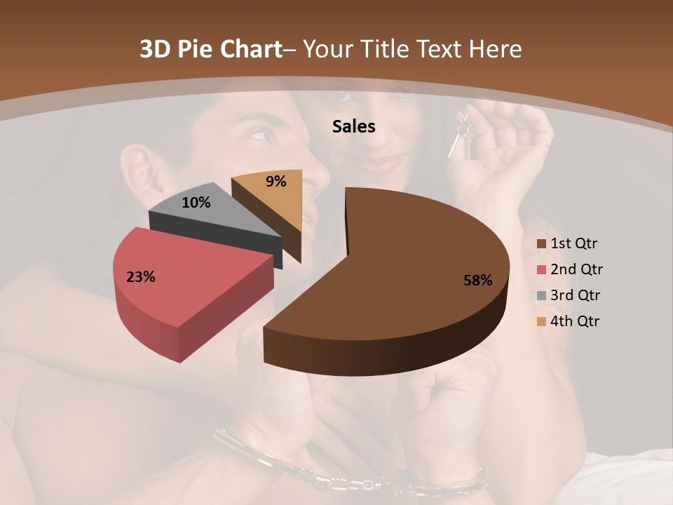 Sensual Love Mature  PowerPoint Template