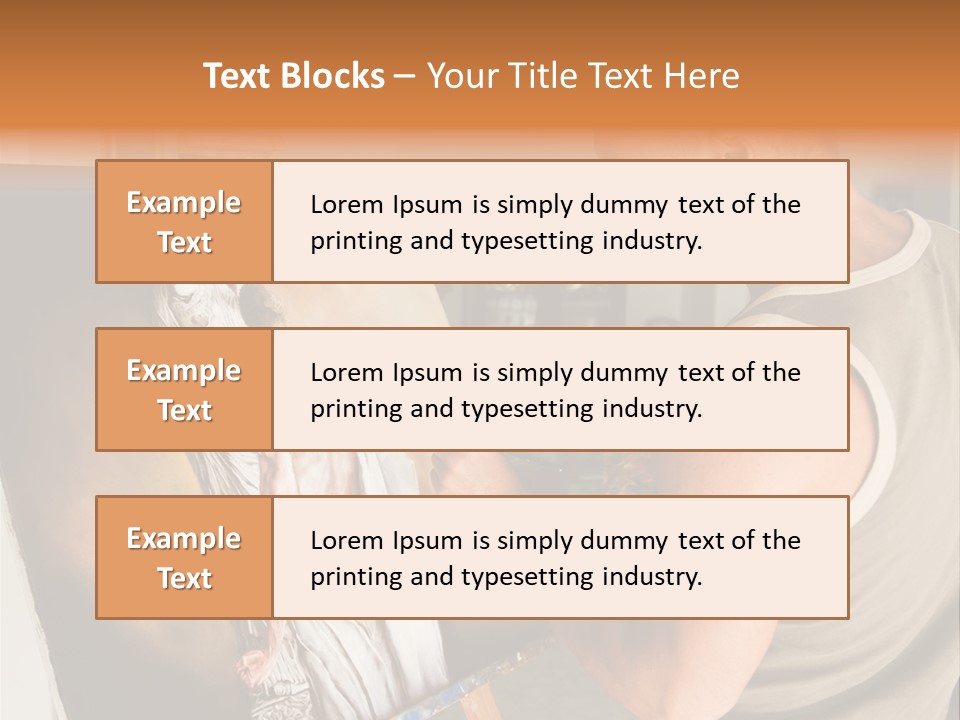 Cavalletto Pennello Uno PowerPoint Template