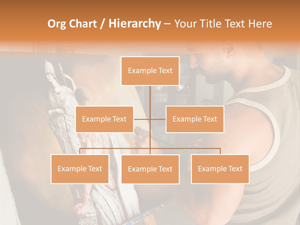 Cavalletto Pennello Uno PowerPoint Template