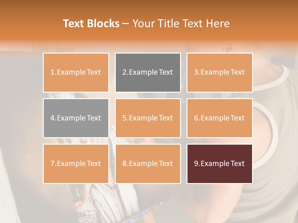Cavalletto Pennello Uno PowerPoint Template