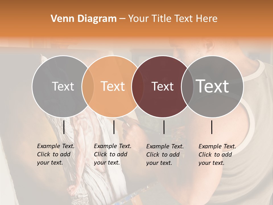 Cavalletto Pennello Uno PowerPoint Template
