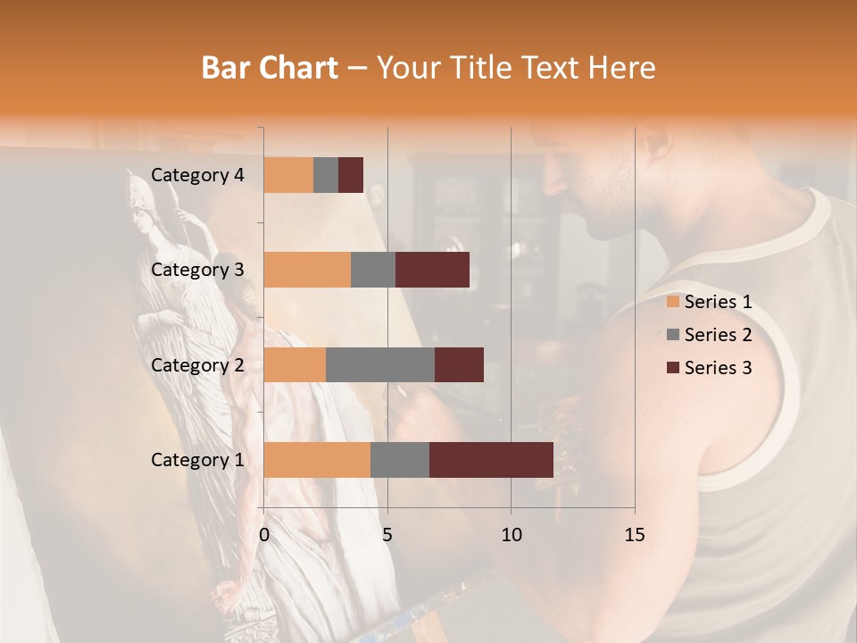 Cavalletto Pennello Uno PowerPoint Template