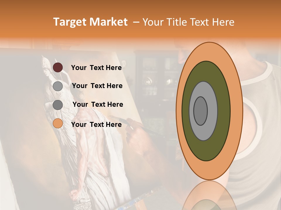 Cavalletto Pennello Uno PowerPoint Template