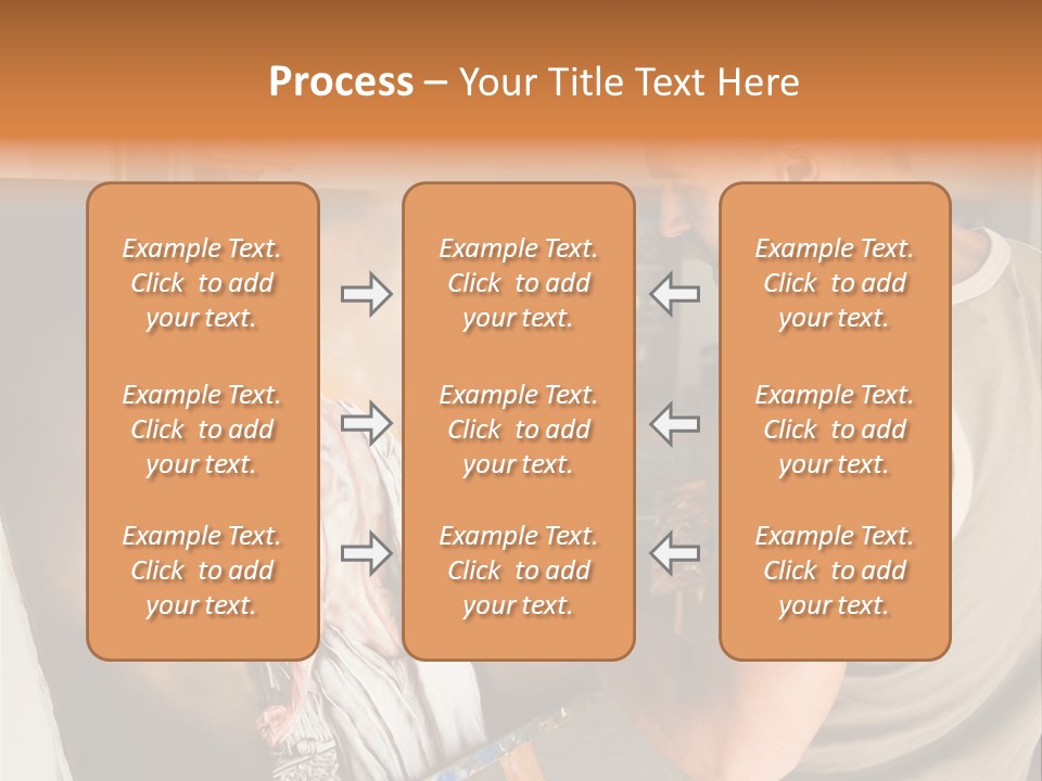 Cavalletto Pennello Uno PowerPoint Template