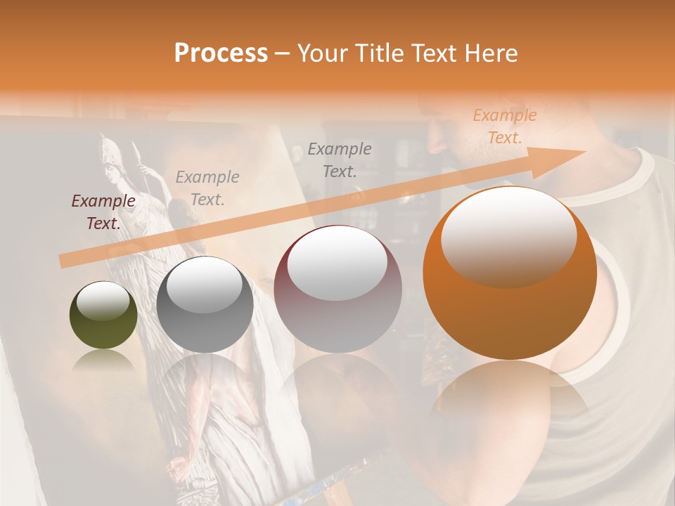 Cavalletto Pennello Uno PowerPoint Template