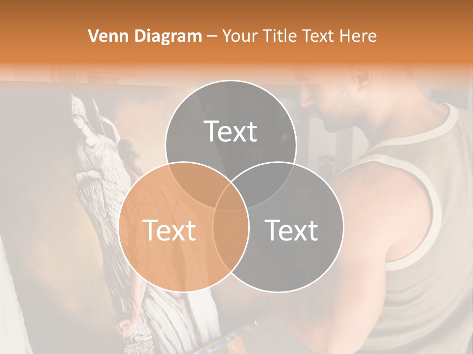 Cavalletto Pennello Uno PowerPoint Template