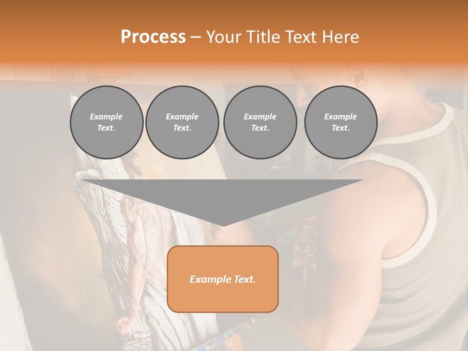 Cavalletto Pennello Uno PowerPoint Template