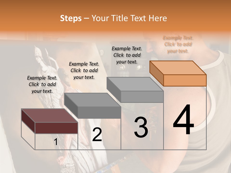 Cavalletto Pennello Uno PowerPoint Template
