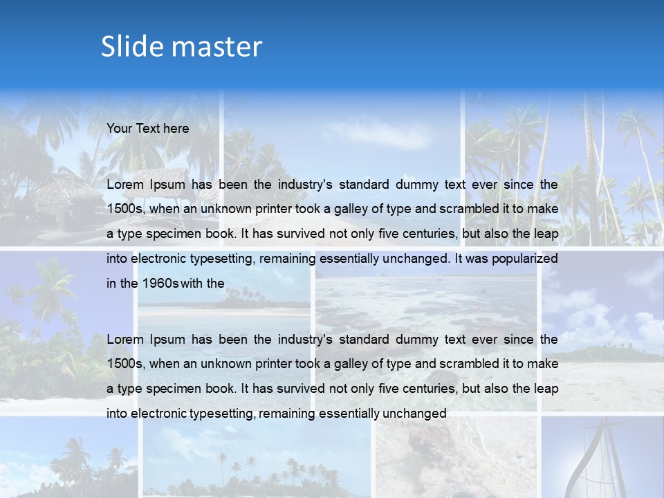 Scenery Set Unspoiled PowerPoint Template