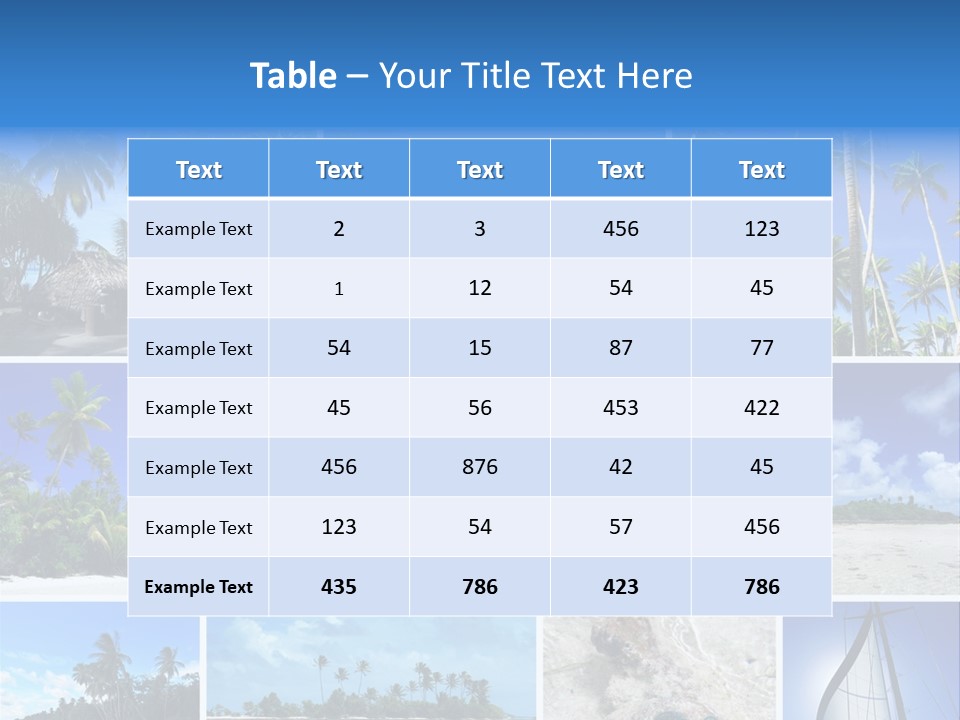 Scenery Set Unspoiled PowerPoint Template