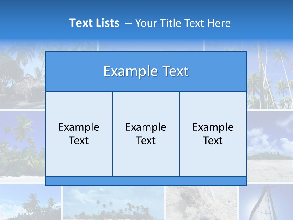 Scenery Set Unspoiled PowerPoint Template