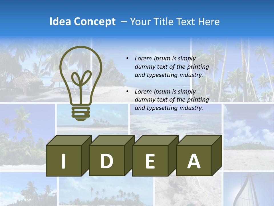 Scenery Set Unspoiled PowerPoint Template