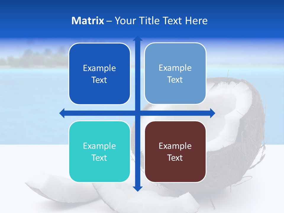 Paradise Relax Coconut PowerPoint Template