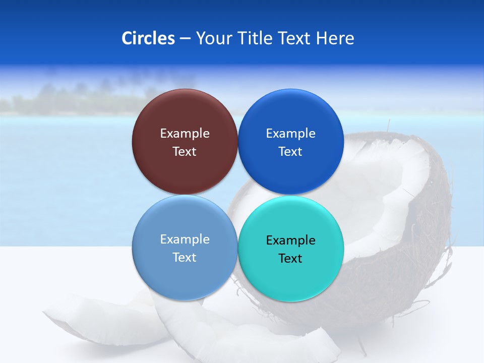 Paradise Relax Coconut PowerPoint Template