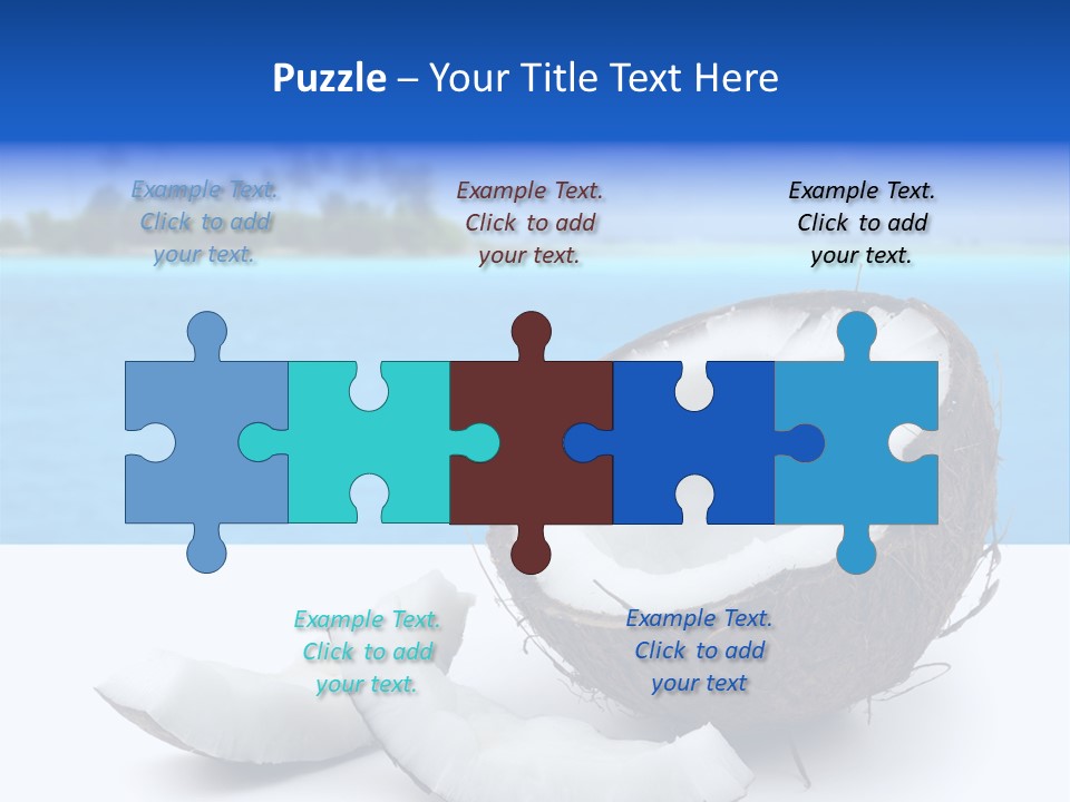 Paradise Relax Coconut PowerPoint Template