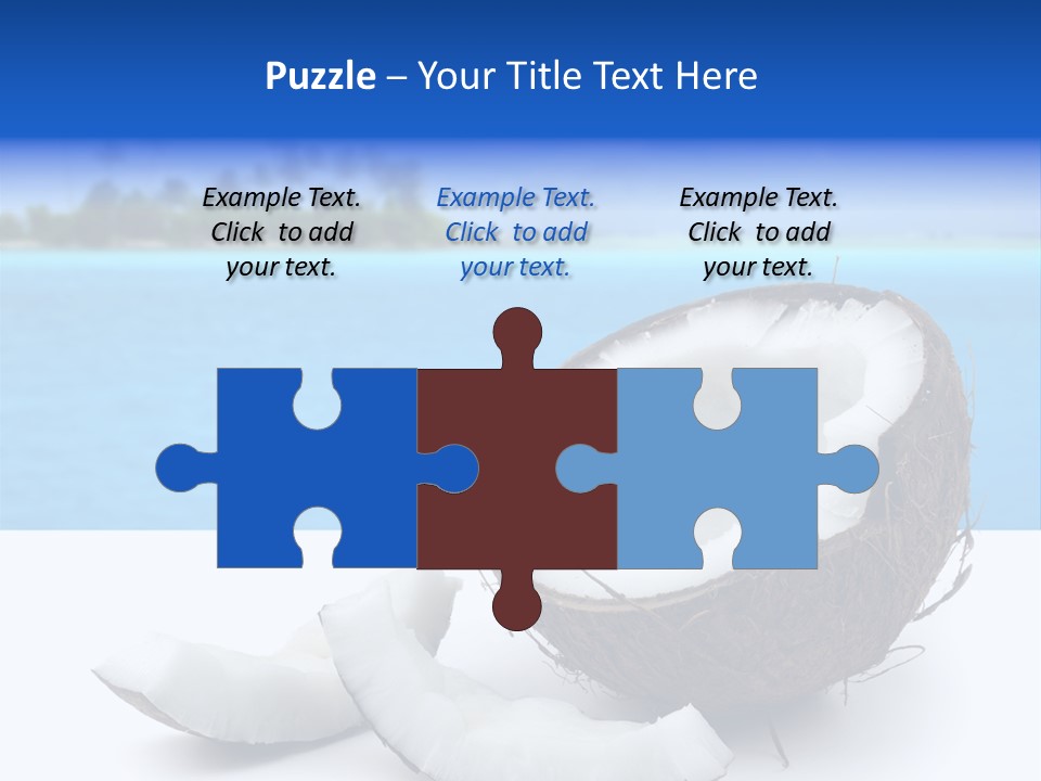 Paradise Relax Coconut PowerPoint Template