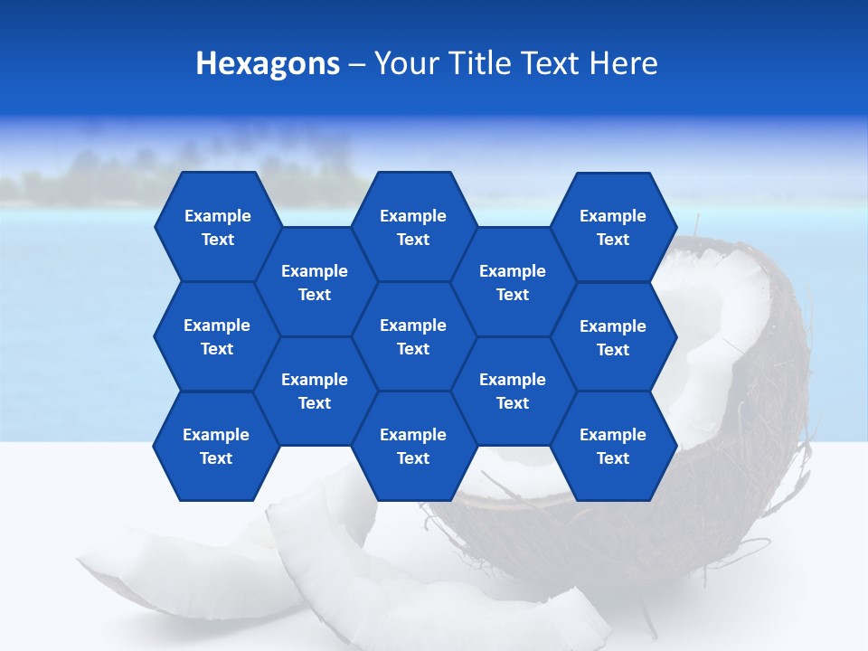 Paradise Relax Coconut PowerPoint Template