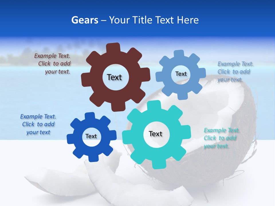 Paradise Relax Coconut PowerPoint Template