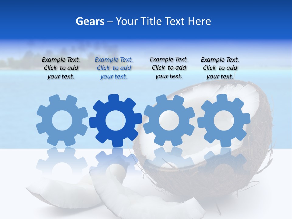 Paradise Relax Coconut PowerPoint Template