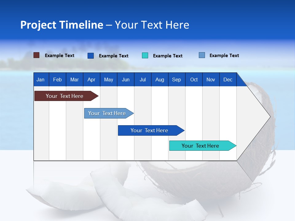 Paradise Relax Coconut PowerPoint Template