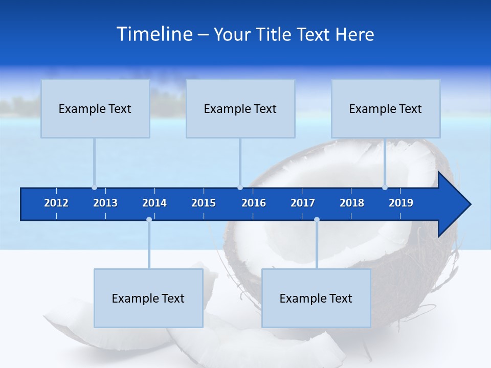 Paradise Relax Coconut PowerPoint Template