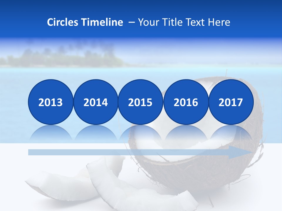 Paradise Relax Coconut PowerPoint Template