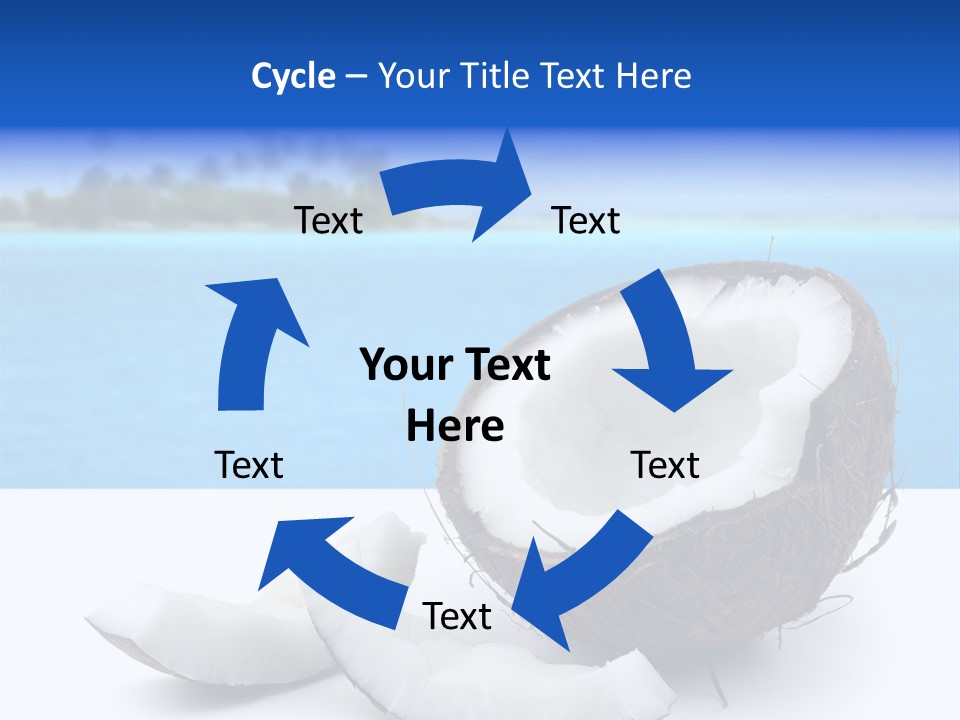 Paradise Relax Coconut PowerPoint Template