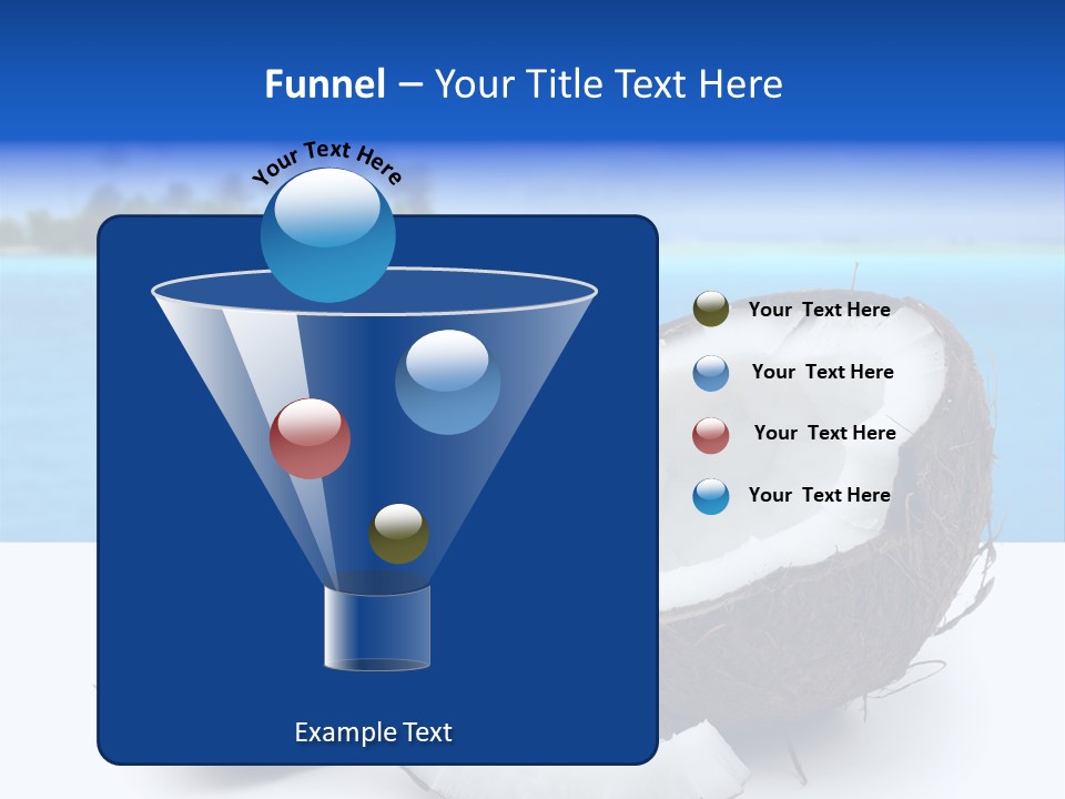 Paradise Relax Coconut PowerPoint Template