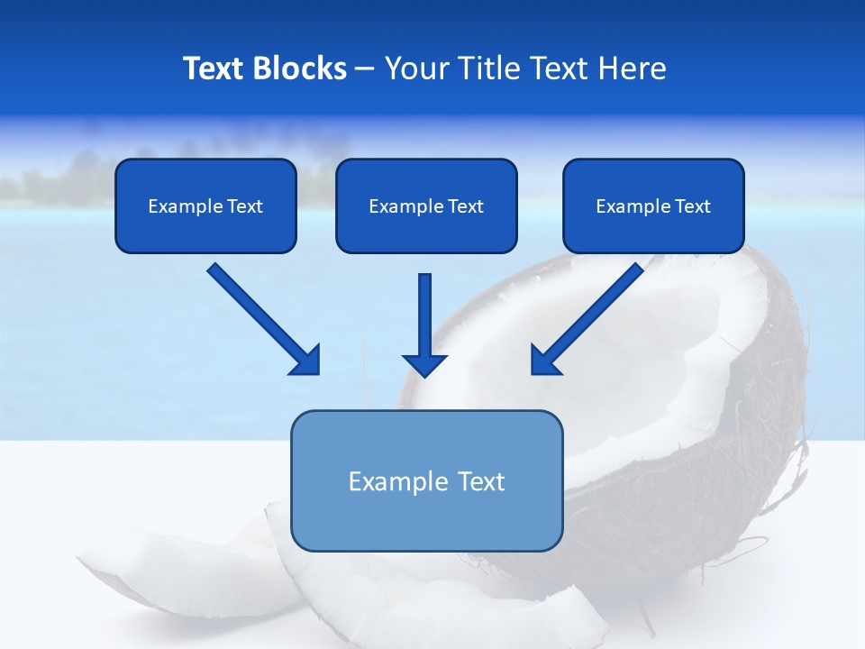 Paradise Relax Coconut PowerPoint Template