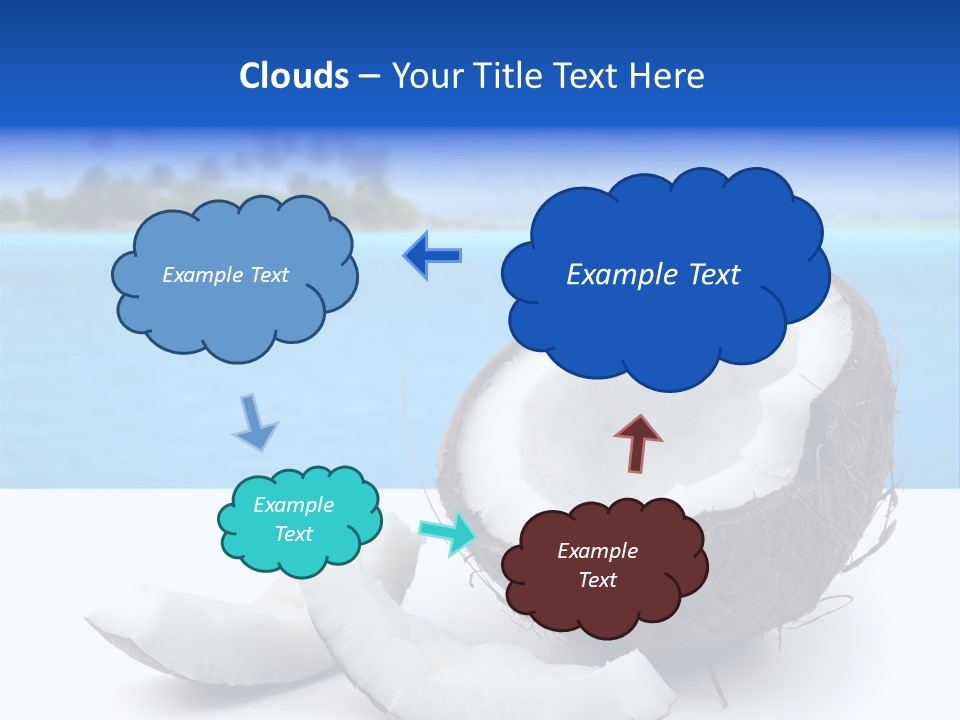Paradise Relax Coconut PowerPoint Template