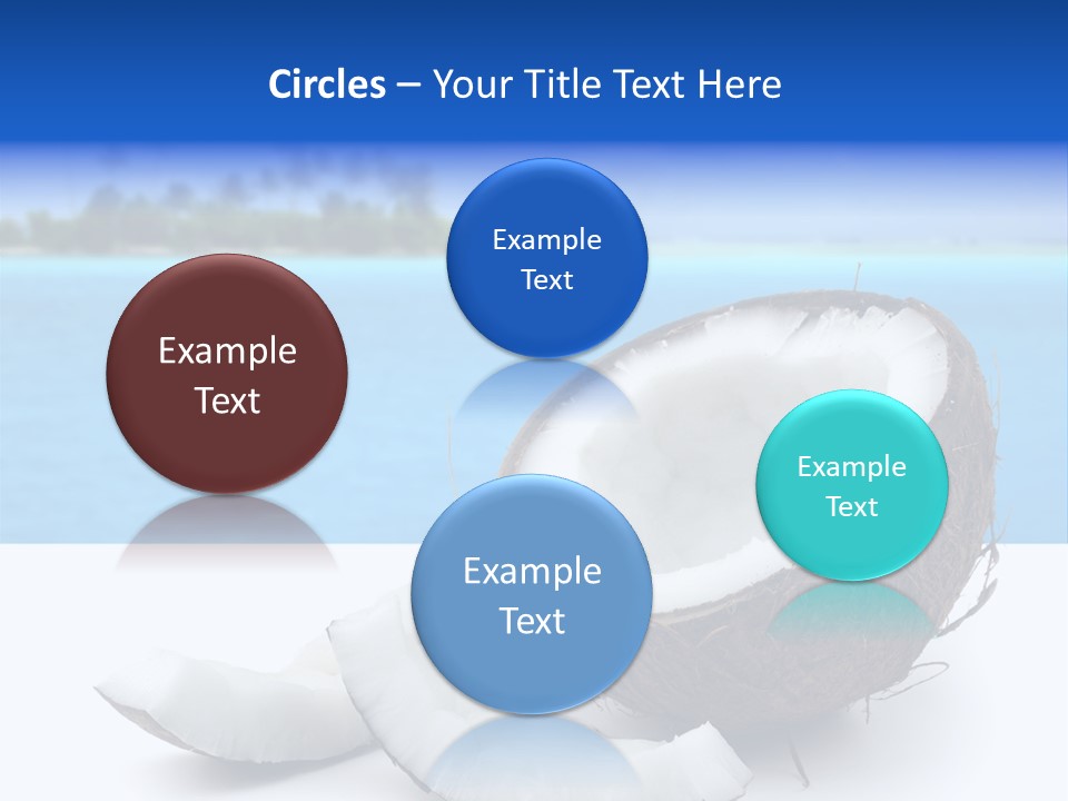 Paradise Relax Coconut PowerPoint Template