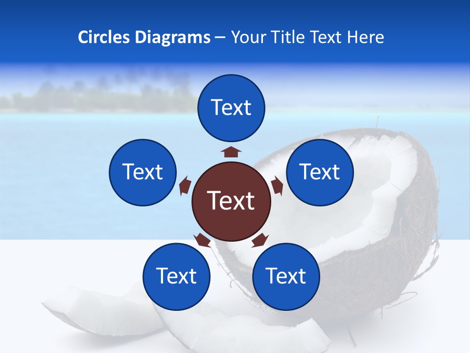 Paradise Relax Coconut PowerPoint Template