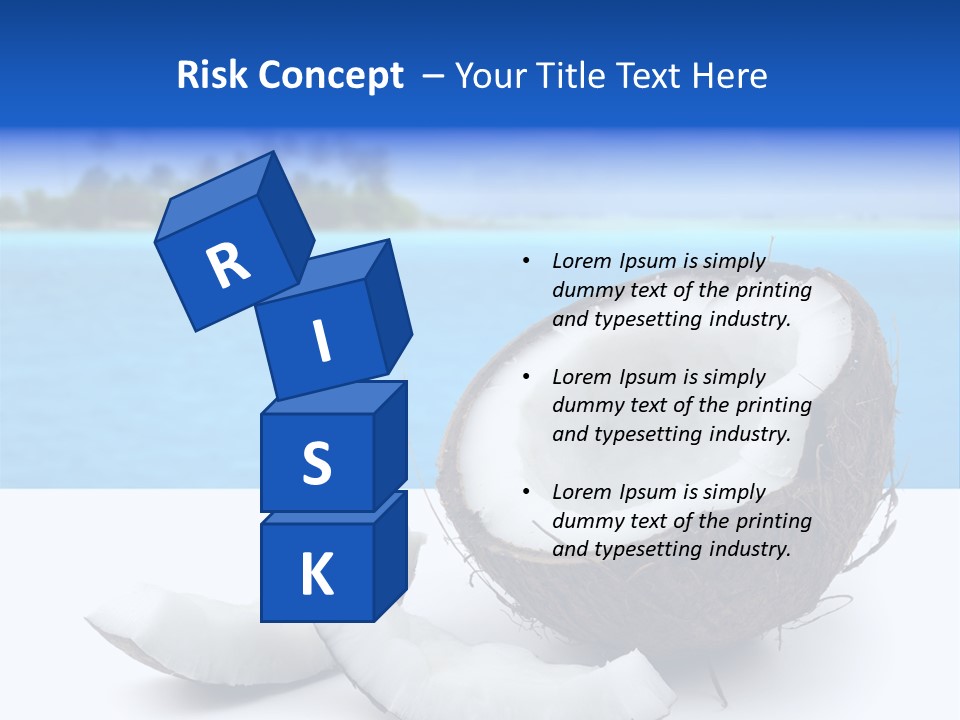 Paradise Relax Coconut PowerPoint Template