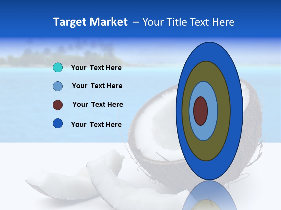 Paradise Relax Coconut PowerPoint Template