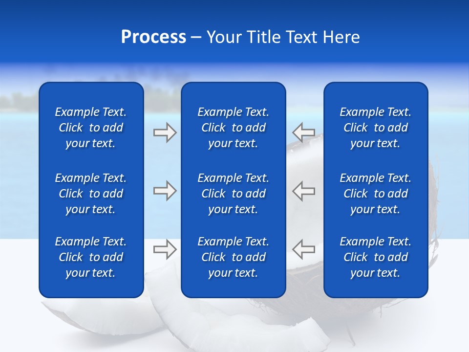 Paradise Relax Coconut PowerPoint Template