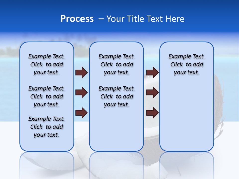 Paradise Relax Coconut PowerPoint Template