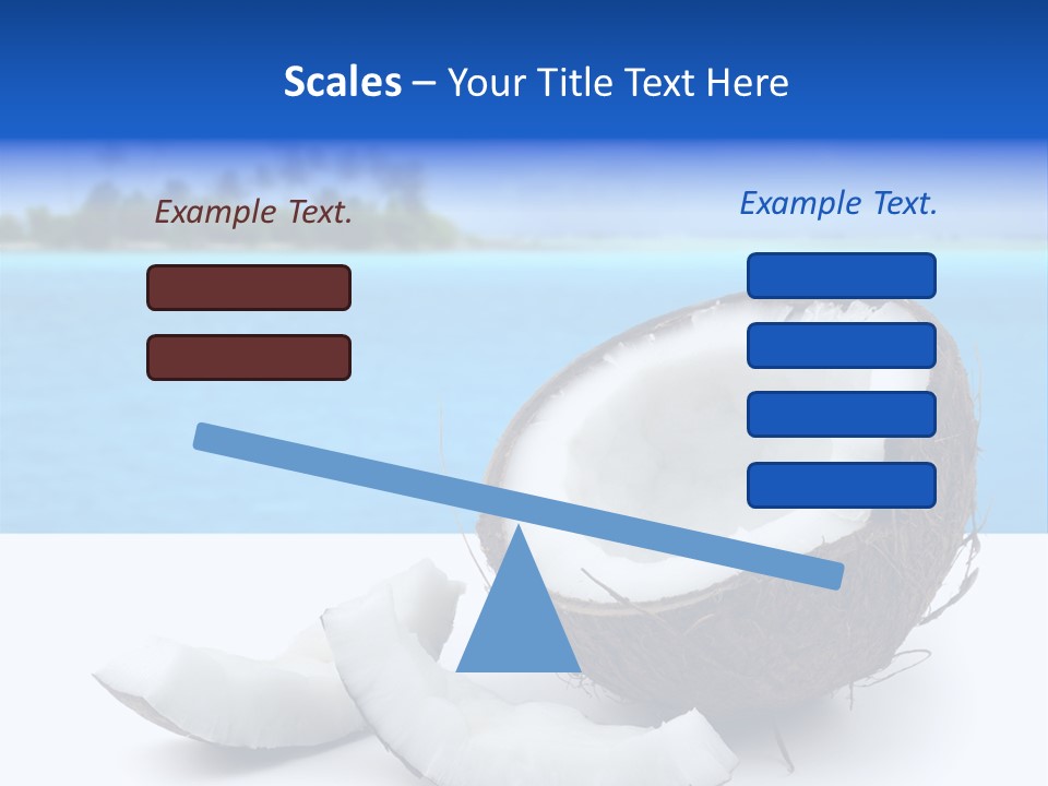 Paradise Relax Coconut PowerPoint Template