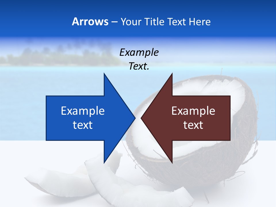 Paradise Relax Coconut PowerPoint Template