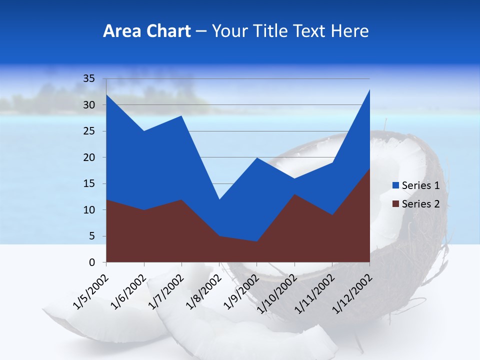 Paradise Relax Coconut PowerPoint Template